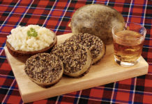 Haggis plat écossais typique