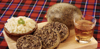 Haggis plat écossais typique